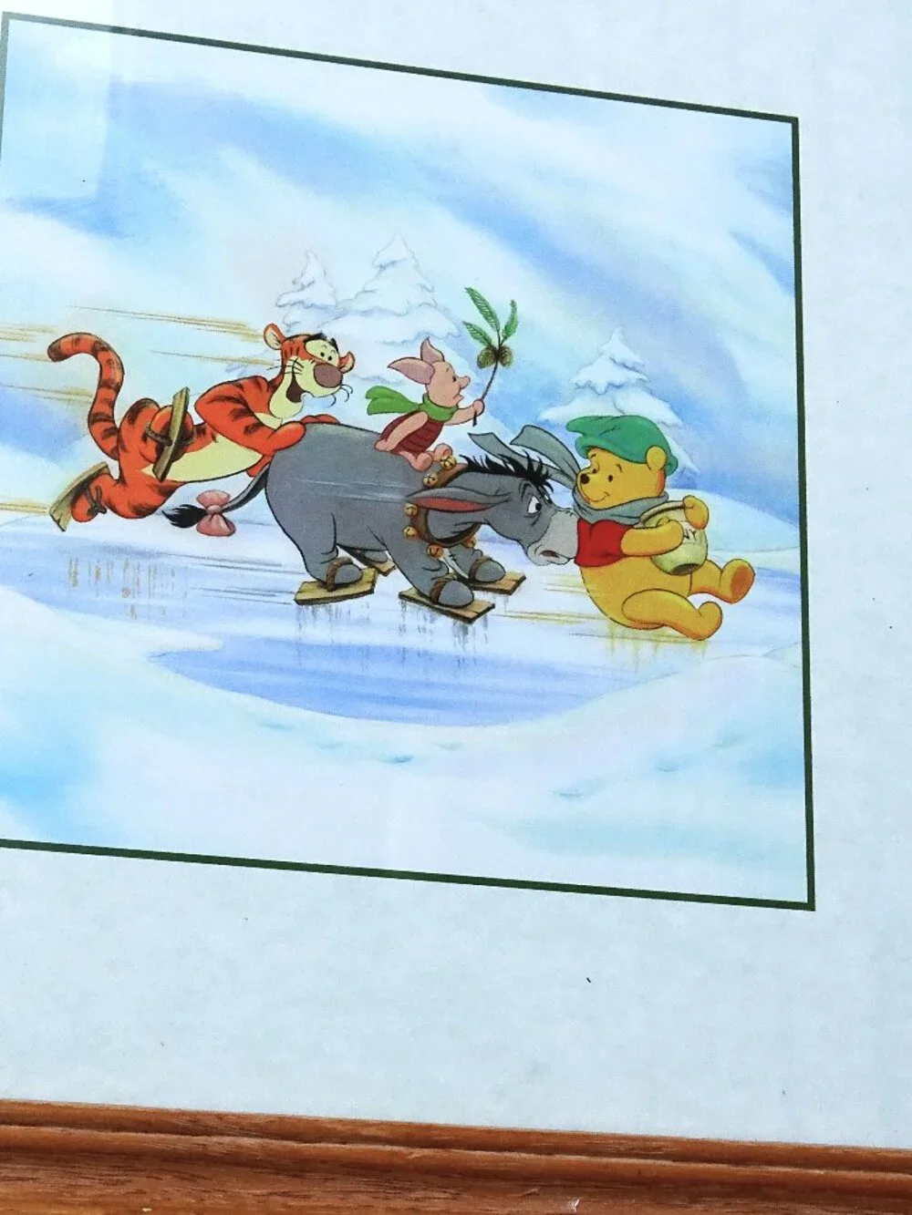 Three Framed Disney Winnie the Pooh Art